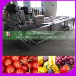Fully automatic vegetable and fruit washing machine, celery vegetables washer with drying fans