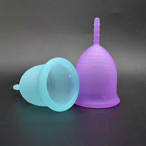 Furuize yellow copa menstrual cup period cups menstrual cup ISO13485 100% medical silicone menstruation cup