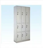 G-24 medical equipment 9-door cupboard with stainless steel base