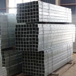 galvanized pipe/dn bs hot dip galvanized square steel pipe/tube supplier