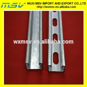 Galvanized structural steel profiles