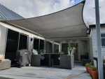 Garden Deck Waterproof Sun Shade Sail Shade Netting Agriculture Sun Shade Cloth Net Grey Black Green Blue Rectangle Triangle