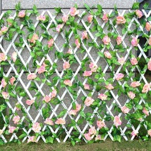 Garden decorative plastic fence trellis