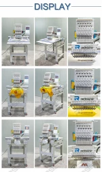 GC-901E Computerized 9 needle single head quilting  and embroidery machine