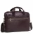 Import Genuine Leather 14&quot; Men&#x27;s Shoulder Bag Laptop Briefcase from China