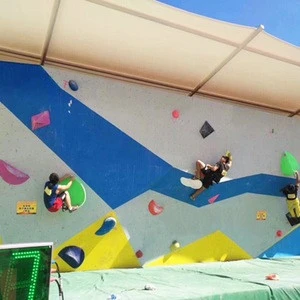 Giant gym park artificial commercial rock climbing wall project