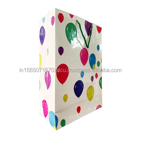 Gift Paper Bags Happy Birthday Gift Paper Bags Celebrations Gift Paper Bags in customized sizes and designs Made in India