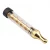 Import Gold creative metal pointed spiral glass smoking pipe detachable from China