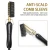 Import Gold Hair Straightener Brush Hair Straightening Tool with Comb 20s Fast Heating from China