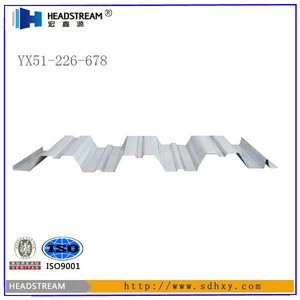 Good quality New Building pressed galvanized profiled floor decking sheet metal building materials from shandong boxing