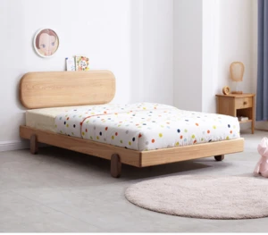Good quality pine and mdf wooden kids bed Single bed kids bedroom furniture