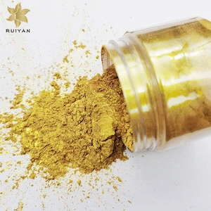 Good quality pure gold mica powder customized size pigment pearl powder