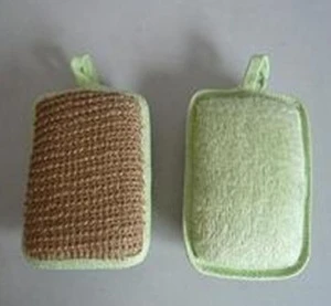 Green Microfiber Cloth Soft Scrubber Pad Skin Scrubber