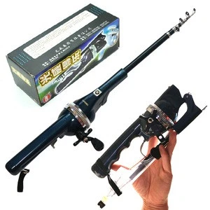 Buy Guangwei Collapsible Telescopic Fishing Rod Spinning Fiberglass Folding  Fishing Rod With Reel Combo Set from Weihai Yajie Outdoors Co., Ltd., China