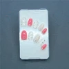 Guangzhou Free Sample Private Label Artificial Fingernails Glitter 3d Nail Diamond Art Decoration