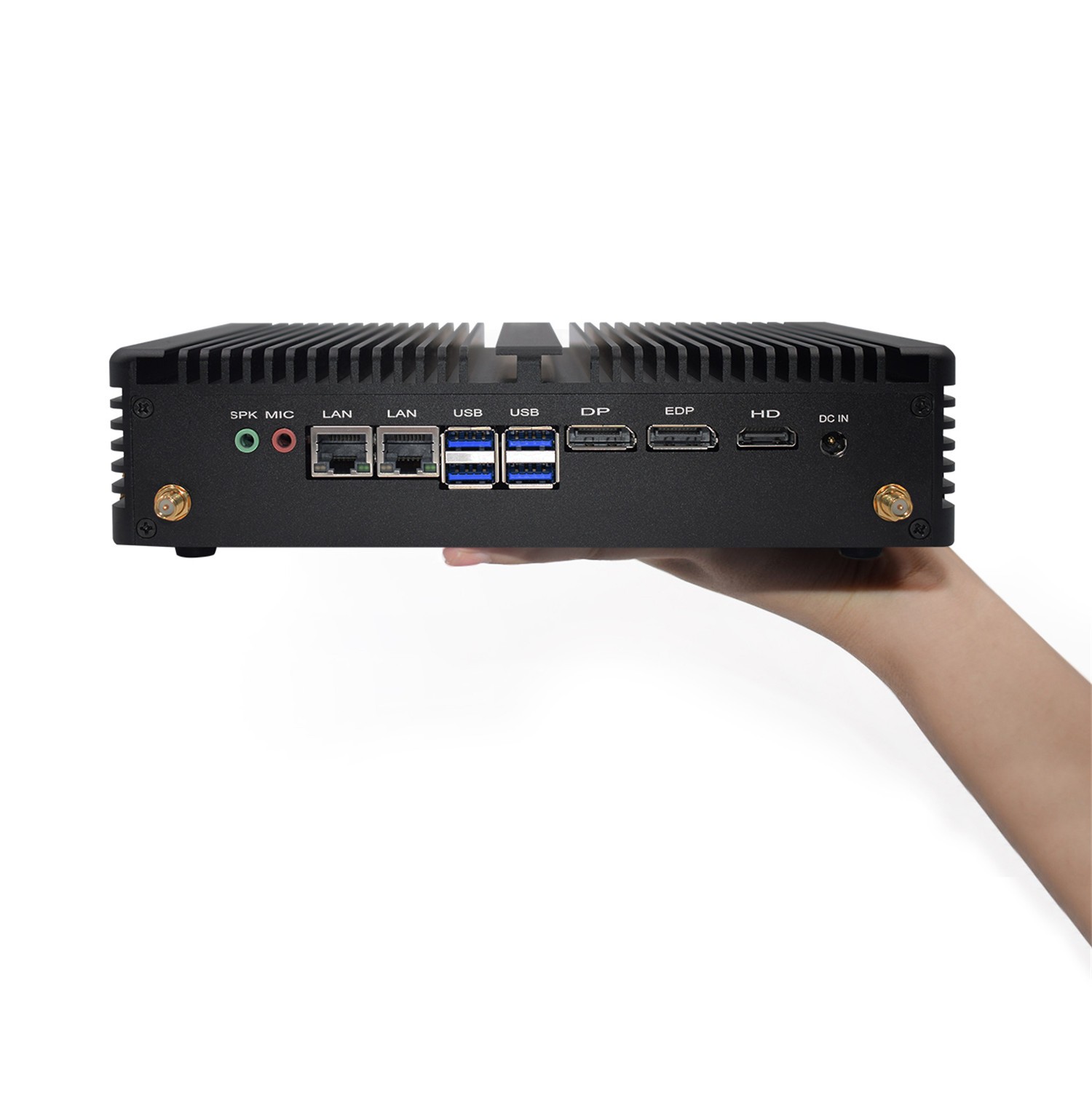 Buy H5-i5-8250u Tv Desktop Box With Battery Industrial Aluminum Alloy ...