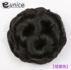 Hair Accessories For Women Wholesale Cheap Synthetic fiber fake hair 9 flowers Hair Buns Chignon Hair Pieces Bun with clip
