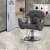 Import Hair salon chair. Barber shop hair salon special chair. Simple modern hair salon cutting chair. High-grade adjustable height from China