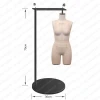 Half scale mannequins Half body fabric covered min 1/2 scale dress form mannequins