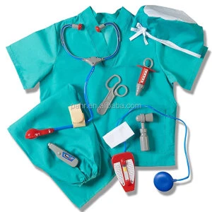 Halloween Kids Costume Accessories  Kids Doctor Costume Set Career Role Play with Surgeon Dress Accessories