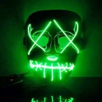 Halloween Mask LED Light Up Party Masks The Purge Election Year Great Funny Masks Festival Cosplay Costume Supplies Glow In Dark