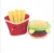 Import Hamburger Chips Milk Cup Food Shape Squeaky Plush Dog Pet Toys from China