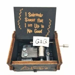 Hand Crank Wooden Music Box Harry Potter Music Box Crank