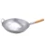 Import Handmade Iron Wok With Single Wooden Handle Uncoated Pot Gas Stove Applicable Non-stick Pan Iron Wok from China