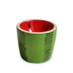 Handpainting Dolomite Watermelon Design Eggcup Ceramic Tabletop Egg Holder