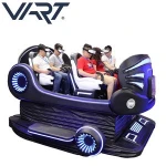 Happy Mobile Amusement Park Rides Machine VART 360 Roller Coaster 9D VR Chair Cinema 6 Seats VR