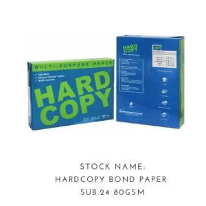 Hard Copy Bond Paper Short / A4 / Long 80 gsm ,75gsm and 70gsm Copy Paper
