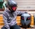 Import Hard Shell backpack for riders, knight led backpack, led eye backpack motorcycle riding skate safety backpack from China