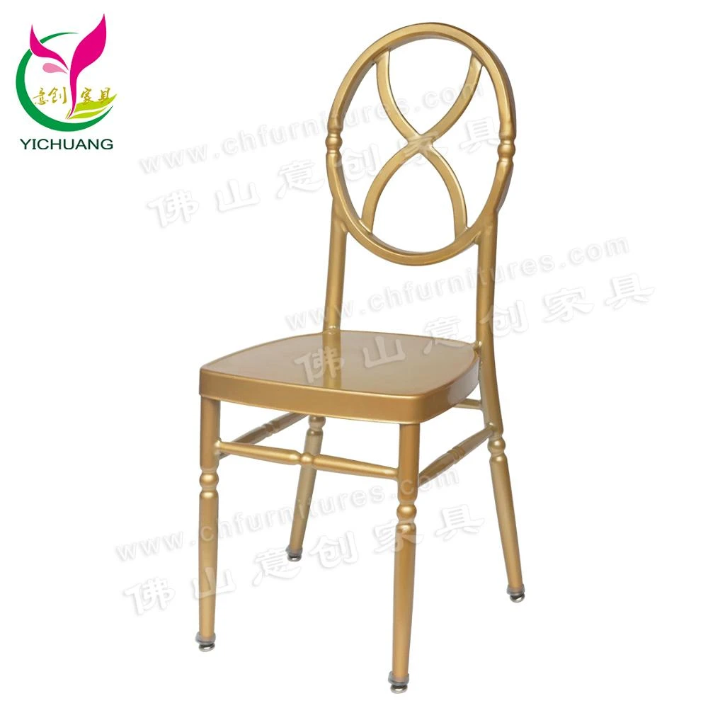 HC-A190-1 Foshan cheap wholesale gold wedding chairs with cushion