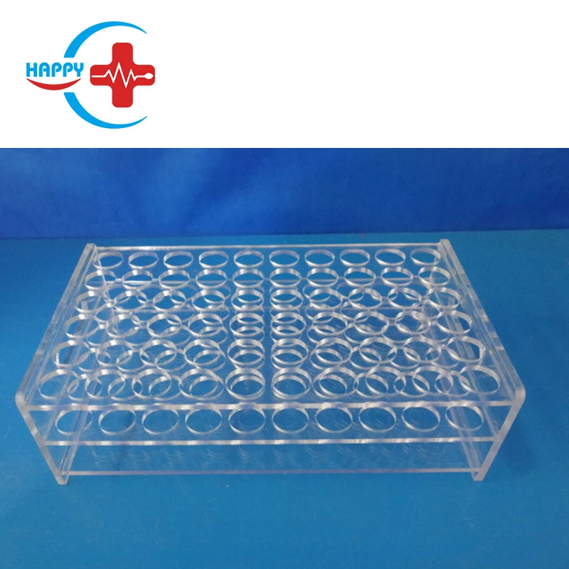 HC-K028 Factory supplies laboratory plastic 50 hole test tube rack