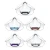 Import HD transparent face shield plastic acrylic PC screen reusable adult fashion glasses half anti fog clear face shields from China