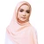Import Head Hijab Women Luxury Custom Muslim Printing Satin Seamless Square Silk Scarf from China