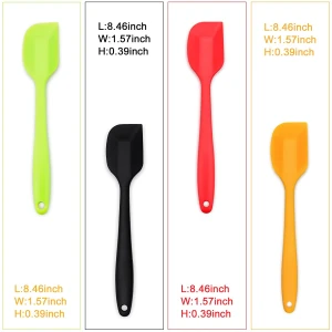 Heat Resistant Seamless Non-Stick Cooking Baking Mixing Tools Stainless Steel Core Utensils Kitchen Silicone Spatula