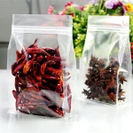 Heat Seal Stand Up Poly Pouch For Storage Beans Snack Pack Side Guesset Bags