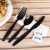 Import heavy duty disposable cutlery flatware sets forchette plastic spoons forks and knives nipkin from China