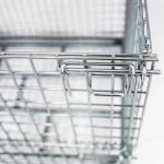 Heavy Duty Foldable Steel Metal Wire Mesh Container