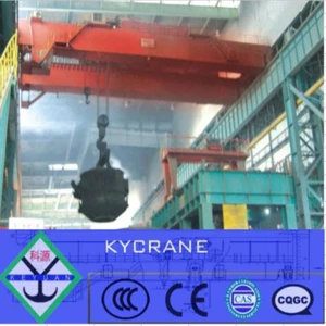 Heavy duty foundry overhead crane EOT crane for lifting steel billet