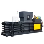 Heavy duty Horizontal Semi-automatic waste paper cardboard aluminum can hydraulic pressing machine