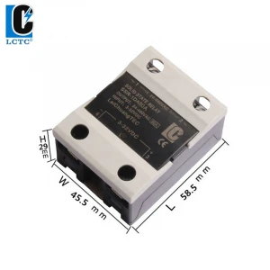 Heavy Duty Miniature DC to AC SSR relay Single Phase Solid State Relay 80A
