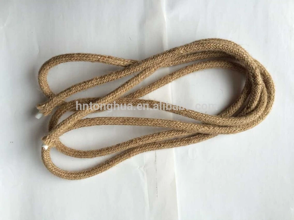 Hemp rope electrical wire braided cable color cord Electric hemp covered wire