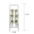 Import Hengfa garden small removable cart decoration white flower pot home decor from China