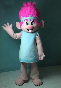 HI Troll poppy mascot costume Trolls Branch custom made anime cosplay cartoon character for sale