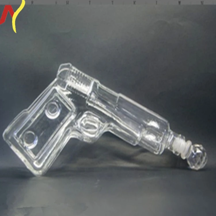high borosilicate glass gun shape tequila wine glass bottle