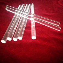High Purity Quartz Clear Optical Glass Rod Fused Silica Quartz Rod