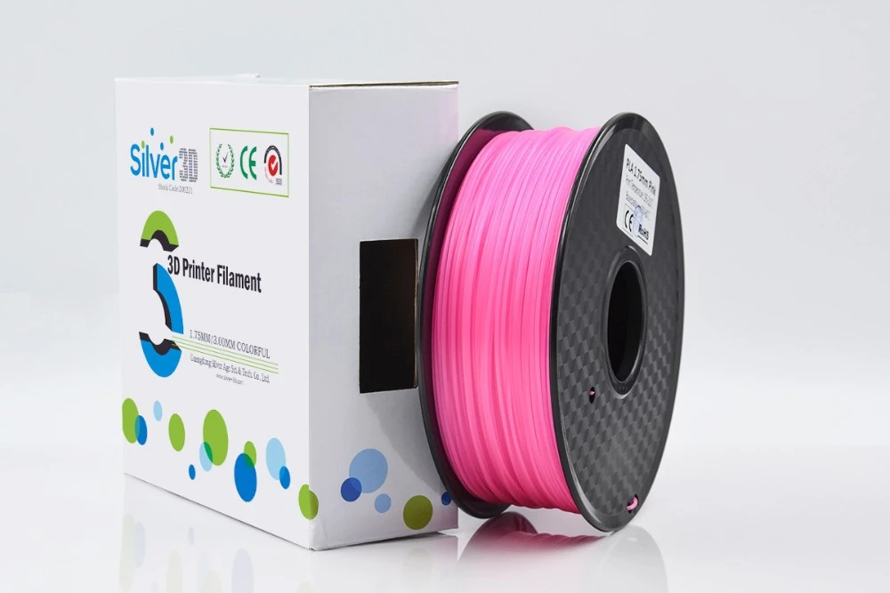 High quality 3d silk filament 1.75mm Gold Silk PLA filament in Plastic Rods