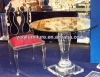 high quality acrylic dining table / hot sale Fashion modern clear perspex